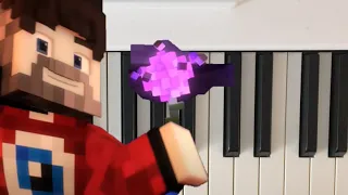 How to play 😍Allium Minecraft on piano / synthesizer🎹EASY