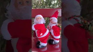 Two funny Santa are  coming#shorts