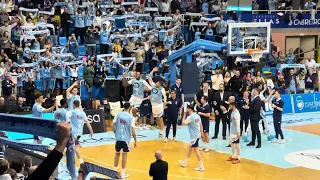 Presentación del CB BREOGÁN en el Pazo dos deportes de Lugo en la J.28 frente al Palencia ,Liga ACB.