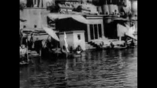 PANORAMA VIEW OF CALCUTTA, INDIA, FROM THE RIVER GANGES.