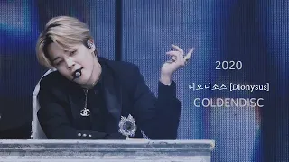 [4K] 200105 골든디스크 방탄소년단 지민 (BTS JIMIN) - 디오니소스 [Dionysus] fancam