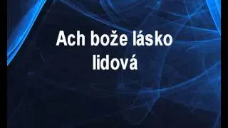 Karaoke klip Ach bože lásko - lidová