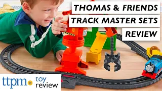 Thomas & Friends TrackMaster Press 'N Spin Harold and Cassia Crane & Cargo Set from Fisher-Price