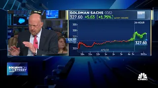 Jim Cramer reacts to big bank earnings: Goldman Sachs is the star of the day