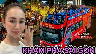 KHÁM PHÁ SÀI GÒN VỀ ĐÊM TRÊN XE BUS MUI TRẦN 2 TẦNG, THẬT VY DIỆU