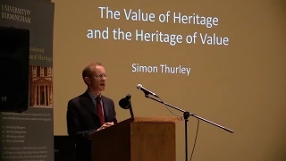 Ironbridge Annual Lecture 2014, Simon Thurley