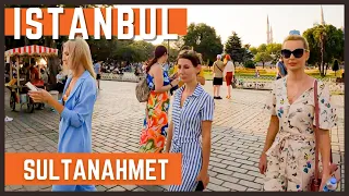 Turkey Istanbul Walking Tour | Around Sultanahmet Istanbul City 2021 | 4K UHD 60FPS | Fatih Istanbul