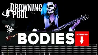 【DROWNING POOL】[ Bodies ] cover by Masuka | LESSON | GUITAR TAB