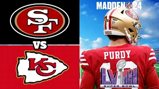 49ers vs. Chiefs | SUPER BOWL 58 | Madden 24 #2