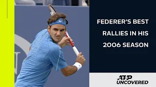 Federer's Best Rallies of 2006 Season!