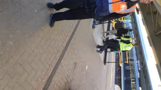 Arrested on the train for slashing security guard at Sainsburys(1)