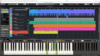 How to create backing track (Playback) in Cubase Pro (Virtual Instruments)