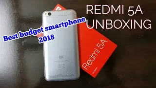 Redmi 5A unboxing & overview Best Budget smartphone 2018 (hindi) | DESH KA SMARTPHONE