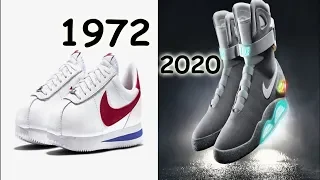 Evolution of NIKE 1972 - 2019