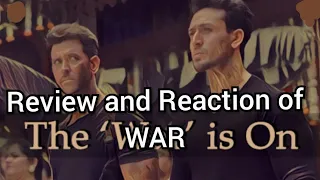 War Trailer | Hrithik Roshan | Tiger Shroff | Vaani Kapoor | Releasing 2nd Oct 2019 Review | Our Rxn