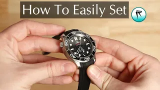How To Easily Set An OMEGA SEAMASTER 300m From Dead - (Calibre 8800) Ripire's Reviews