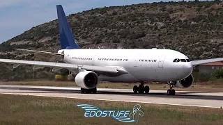 Close-up! Airbus A330 Takeoff with Awesome Engine Sound - Split Airport LDSP/SPU