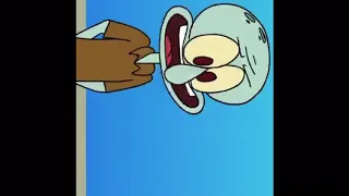 Squidward has a gun but idk what I did.. (ANIMATION DOES NOT BELONG TO ME read description)