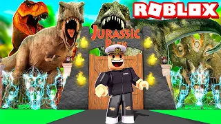 Building the BIGGEST DINOSAUR ZOO in ROBLOX