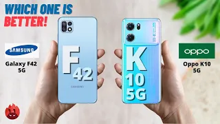 Samsung Galaxy F42 5G vs Oppo K10 5G