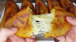 Tienes PLÁTANOS Y QUESO? Te Enseño una Receta deliciosa 😋