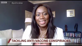 Miatta Fahnbulleh on tackling anti-vaccine conspiracies, BBC 2 Politics Live