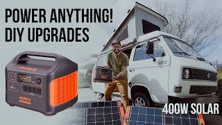 Westfalia Camper Van GETS  Electrical SOLAR System UPGRADE! 1448WH (Levi Allen)
