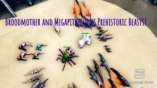 Broodmother and Megapithecus vs Every Creature in Prehistoric Beasts!