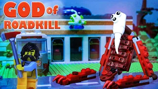 LEGO мультфильм Бог Дорожного Убийства / God of Roadkill stop motion