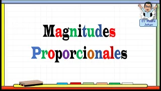 Magnitudes proporcionales