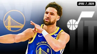 NBA TOP HIGHLIGHTS from Golden State Warriors vs Utah Jazz on April 7, 2024