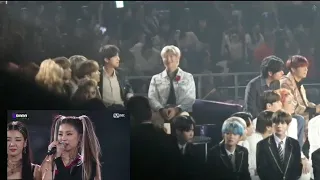 191204 Idols Reaction to ITZY Win (BTS,SEVENTEEN,ATEEZ,TXT) MAMA AWARDS 2019 Best New Female Artist