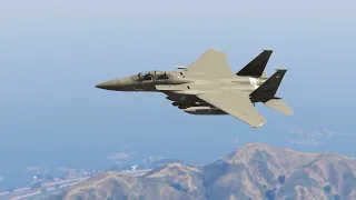 The Fighter Jet Attack on American Military Convoy | GTA 5
