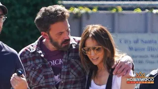 Ben Affleck & JLo with Emme in Los Angeles