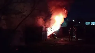 Полтава: рятувальники ліквідували пожежу в гаражі
