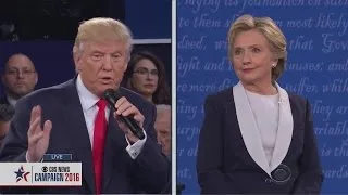 Trump, Clinton Square Off In Debate