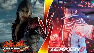 TEKKEN 7 VS TEKKEN 8-Rage Art Comparison (Ultimate Comparison)