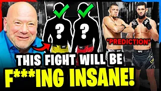 BREAKING! Dana White ANNOUNCES CRAZY UFC fight, Khamzat Chimaev vs Nate Diaz PREDICTION, McGregor