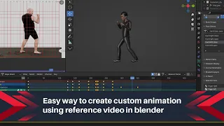 Easy way to create custom animation using reference video in blender | Citymation
