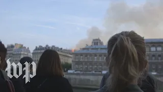 'It feels like a nightmare': Parisians and tourists react to the Notre Dame fire