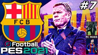 PES 2021 Barcelona Master League EP7 - SENDING RONALDO TO THE EUROPA LEAGUE?!