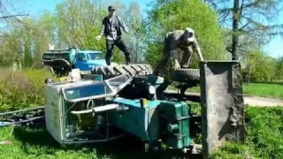 трактор ЮМЗ - прикол