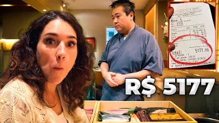 COMI NO RESTAURANTE JAPONÊS MAIS CARO DO BRASIL!!!