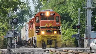 Two weeks of July NWI trains