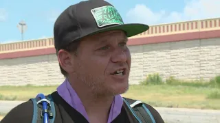 Oklahoma man walking from Austin to Uvalde to break stigma of mental health