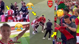 🤣Arsenal’s UNEXPECTED & FUNNY Moments After Final Game Vs Wolves| Saliba,Martinelli,Saka,Odegaard.