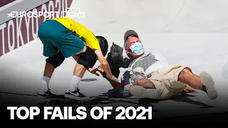 Cameraman Wipeout At The Olympics | Top Fails 2021 | Eurosport