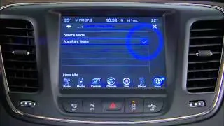 2015 Chrysler 200 Electronic Parking Brake