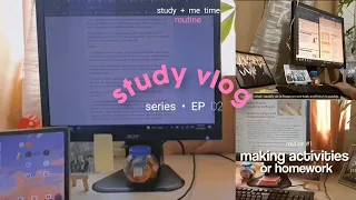 study with me 📚 study routine, me time, trans making | Samsung Tab S6 Lite