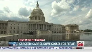 Inside the crumbling Capitol dome